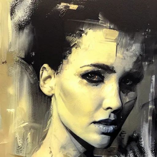 Image similar to portrait of kim wrexler, artwork by guy denning and charlie bowater,