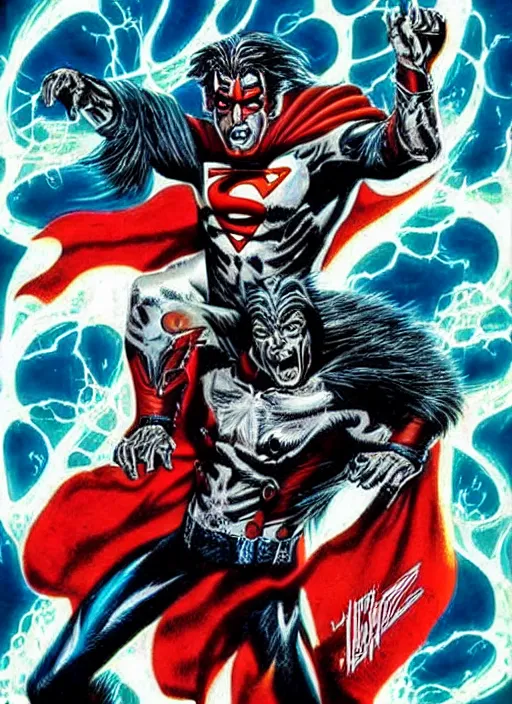 Image similar to dc lobo movie poster art by jim warren