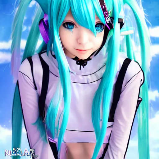 Image similar to Hatsune Miku by Nakanoart