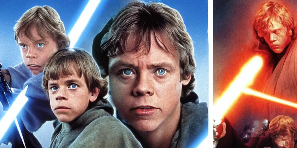 young mark hamill as luke skywalker, cinematic, 8k, Stable Diffusion