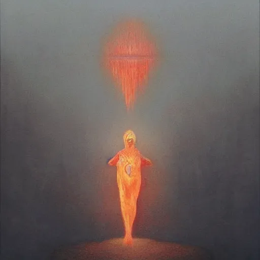 Prompt: Anger potion, inner light. Concept art. Beksinski