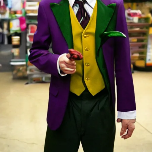 Prompt: nathan fielder as the joker from batman