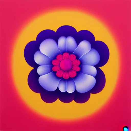 Image similar to flat flower by shusei nagaoka, kaws, david rudnick, airbrush on canvas, pastell colours, cell shaded, 8 k, gediminas pranckevicius