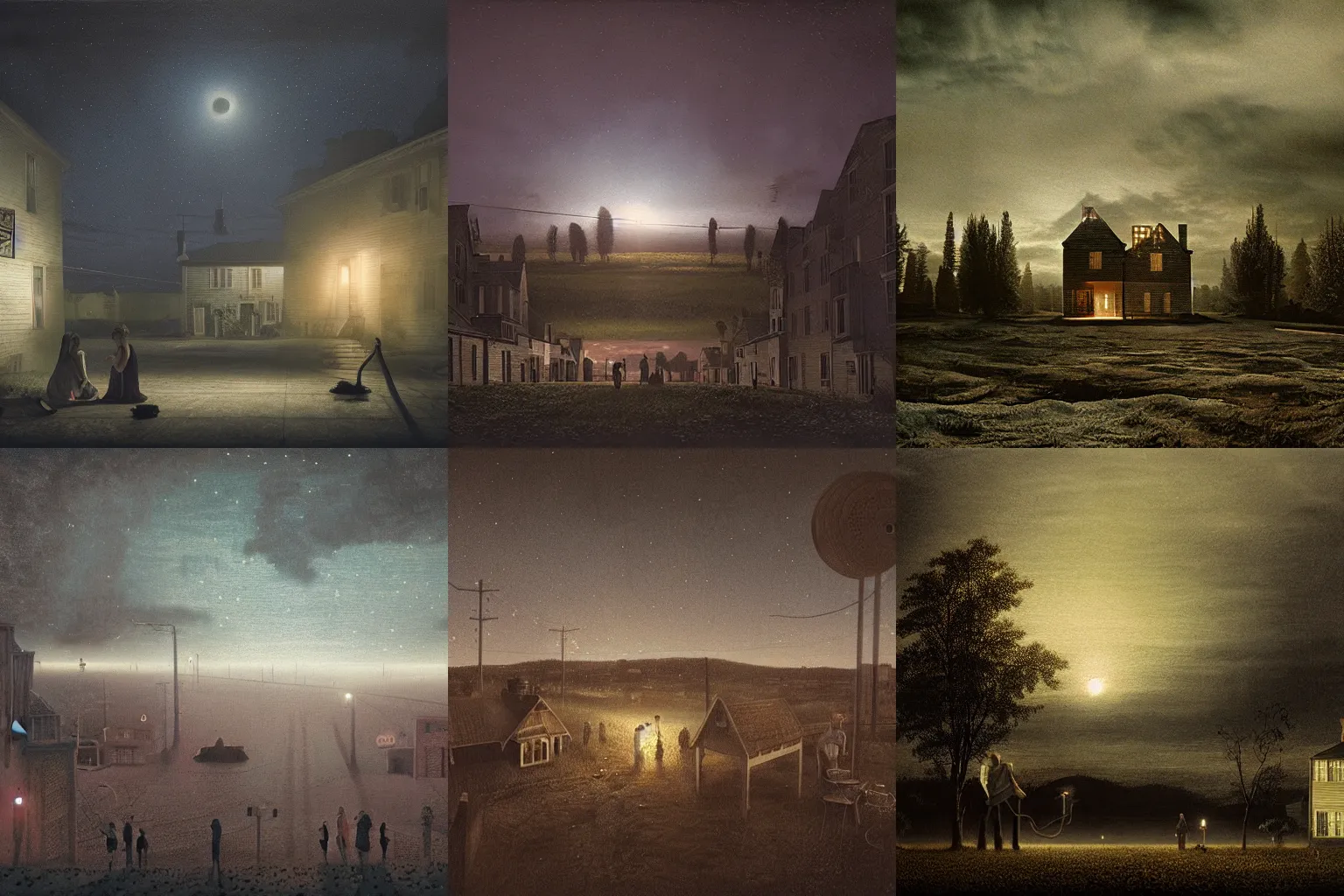 Prompt: the night as vast as us, by grogory crewdson