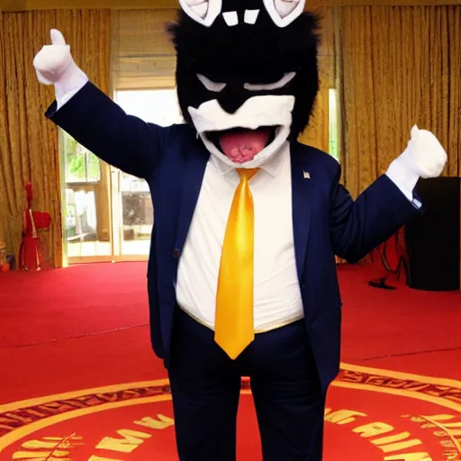 Prompt: donald trump fursuit