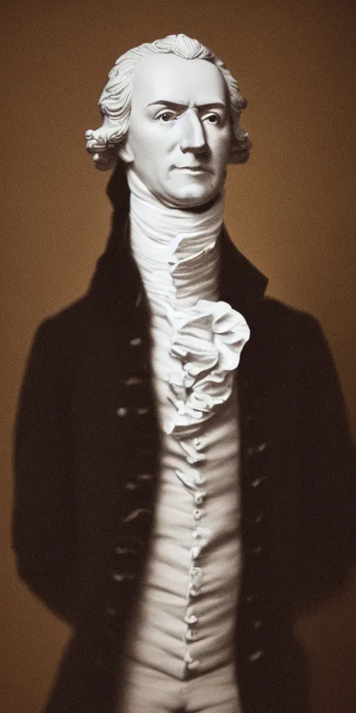 Image similar to Portrait of Alexander Hamilton, Sigma 35mm f/1.4 with studio lighting