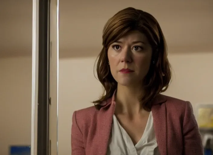 Prompt: film still of mary elizabeth winstead as kim wexler in better call saul movie, 8 k