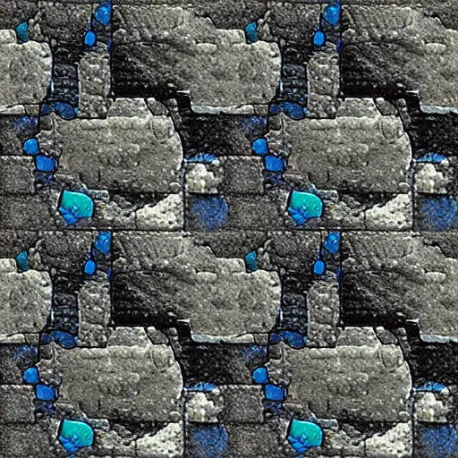 Prompt: seamless video game stone texture, digital art, breath of the wild