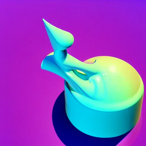 Image similar to A highly detailed 3d render of several pastel colored liquid viscuous objects are melting together as a clay in a geometric shape with detailed shadow. Geometric shaped. detailed shading, vray octane, redshift. ray tracing. micro details, Hyper detailed, 8K3d, Trending on Artstation. rendered in cinema4d, Hyper realism.