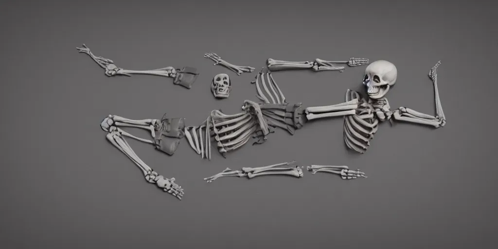 Image similar to Blueprint for a womens skeleton by Josef albers, hyperrealistic, cgsociety, 8k octane render, oil painting