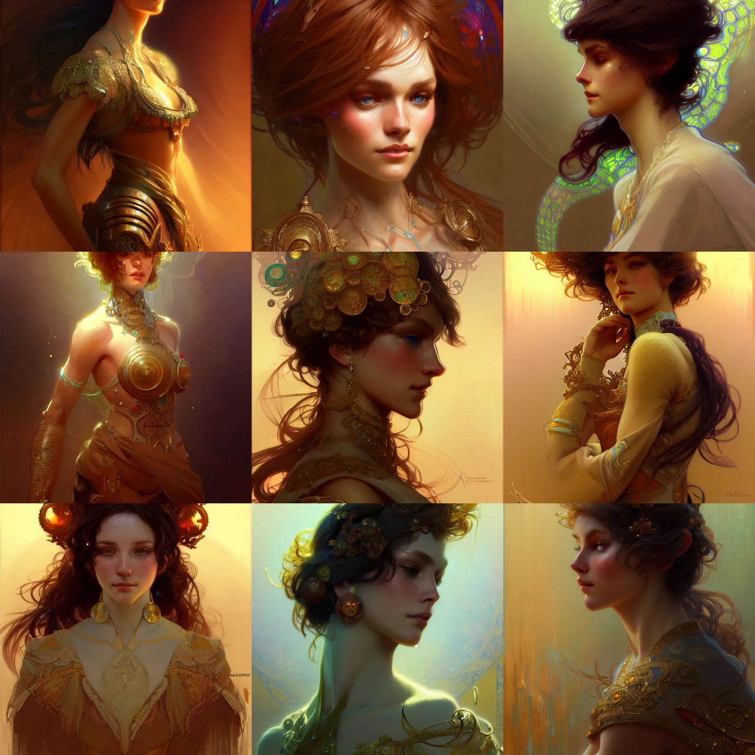 Prompt: character concept portrait of stable diffusion ai ( you! ). intricate, elegant, highly detailed, digital painting, artstation, concept art, smooth, sharp focus, illustration, art by gaston bussiere and alphone mucha