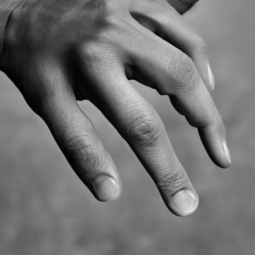 Prompt: photograph a perfectly shaped hand. beautiful. close up.