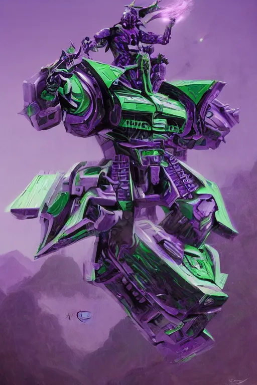 Image similar to portrait of cowboy johnny cash as purple green optimus prime from transformers riding on guitar zord ufo hoverboard, intricate, highly detailed, smooth, artstation, digital illustration by Ruan Jia and Mandy Jurgens and Artgerm and Wayne Barlowe and Greg Rutkowski and Zdislav Beksinski