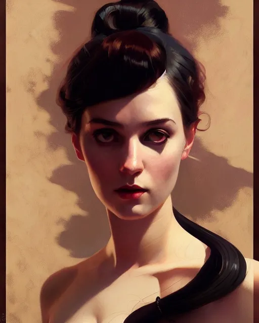 Prompt: stylized portrait of an artistic pose, composition, young victorian sad fancy lady, surrounded by snakes, cinematic moody colors, realistic shaded, fine details, realistic shaded lighting poster by ilya kuvshinov, magali villeneuve, artgerm, jeremy lipkin and michael garmash and rob rey