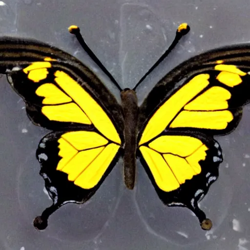 butterfly made of butter, buttered butterfly, butter! Stable Diffusion