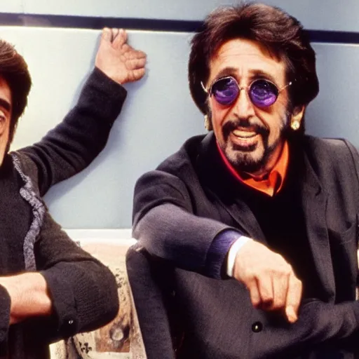 Image similar to Al Pacino and Harvey Kietel as characters in the fimbles