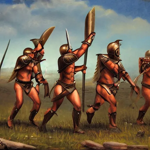 Image similar to Spartans by H. R. Geigr