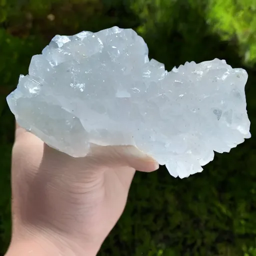 Image similar to raw clear quartz crystal natural formation