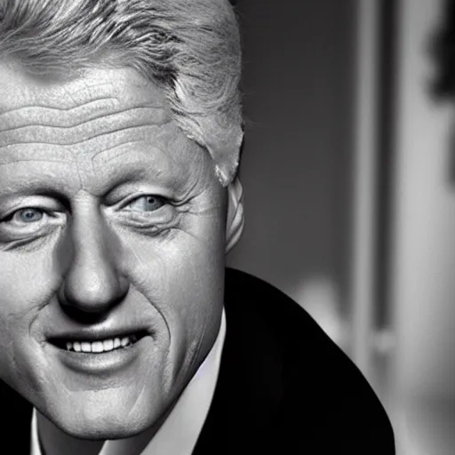 Image similar to realistic photo of bill clinton wearing a dress,