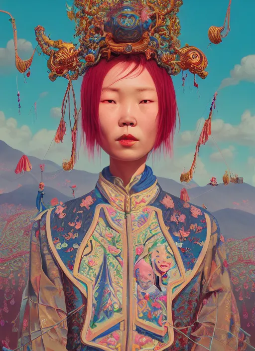 Image similar to yunnan people : : by martine johanna and simon stalenhag and chie yoshii and casey weldon and wlop : : ornate, dynamic, particulate, rich colors, intricate, elegant, highly detailed, centered, artstation, smooth, sharp focus, octane render, 8 k