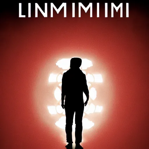 Image similar to poster for a short dramatic film called'liminal '. the poster follows the concept of liminality and the center element is a tiny wooden door and a silhouette of a man. movie poster, advertisement, high detail, trending on artstation