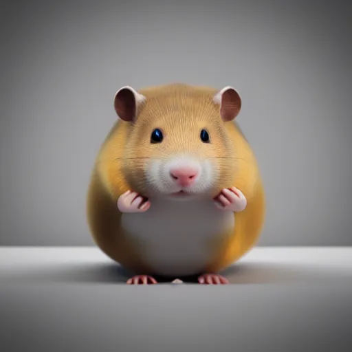 Image similar to fat belly hamster, octane render, high definition, detailed