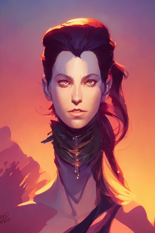 Prompt: just one head, portrait, queen of the 7 realms, official fanart behance hd artstation by Jesper Ejsing, by RHADS and Makoto Shinkai and Lois van baarle and ilya kuvshinov and rossdraws