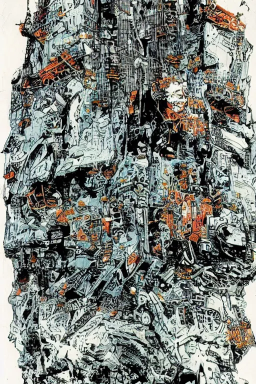 Image similar to castle by Philippe Druillet