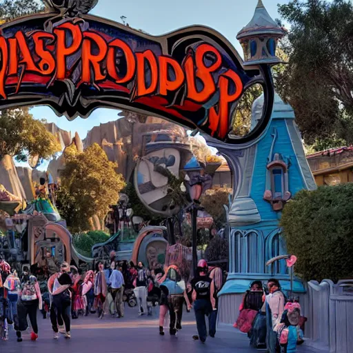 Image similar to nightmare corpse - city ride at disneyland