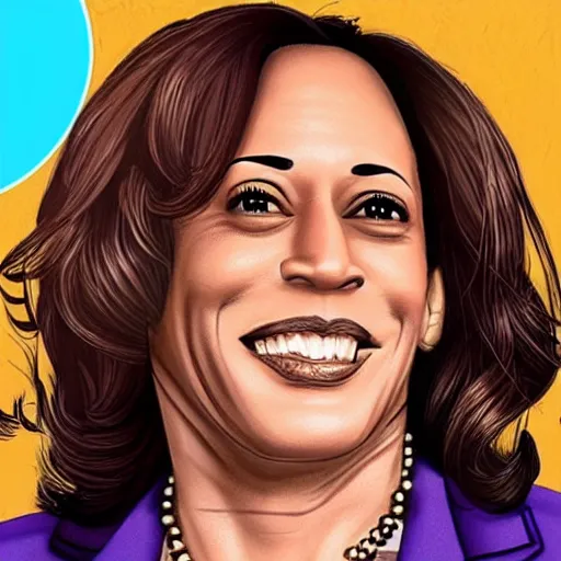 Prompt: Kamala Harris as a Pixar mom