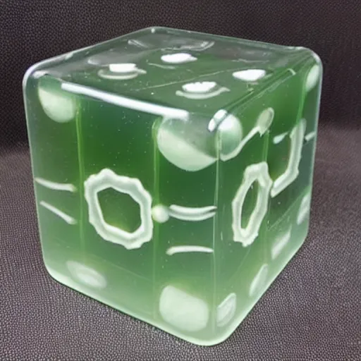 Prompt: gelatinous cube.