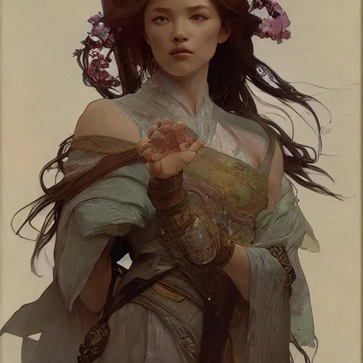 Image similar to Concept art, Beijing, 8k, alphonse mucha, james gurney, greg rutkowski, john howe, artstation