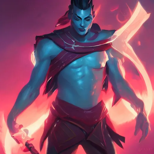 Image similar to odyssey kayn by greg rutkowski