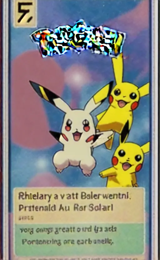 Image similar to a pokemon card