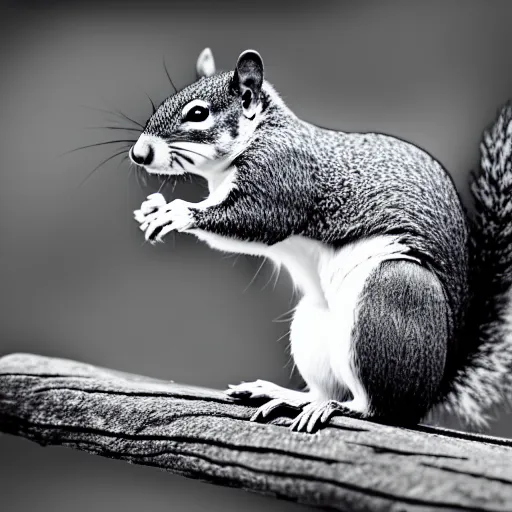 Image similar to full body shot, black and white outline of a squirrel with a white background