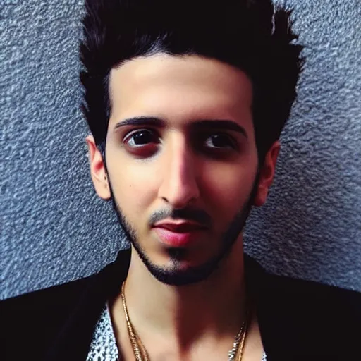 Prompt: “a realistic detailed photo of a guy who is an attractive humanoid who is half robot and half humanoid, who is a male android, singer Sebastian Yatra, shiny skin, posing like a statue, blank stare”