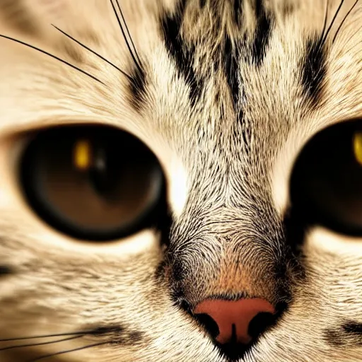 Image similar to a cat with different eye colors