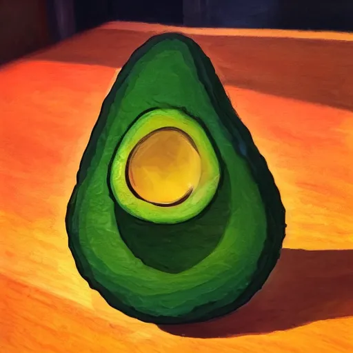 Image similar to surprised avocado