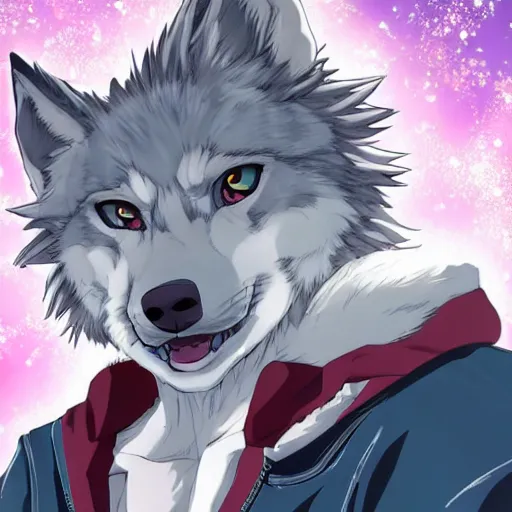 prompthunt: modern anime portrait an anthro male cheetah furry fursona in  an elegant outfit, handsome anime eyes, key anime visuals with anime  environmental background