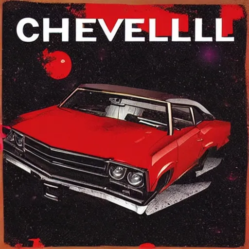 Prompt: ‘Chevelle, Sci-Fi Crimes’ album cover art