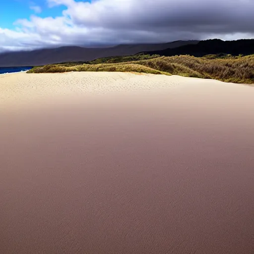 Image similar to sandtrails hokianga, spectacular land, sand and seascapes of the hokianga sand dunes & mitimit digital art, traditional maori