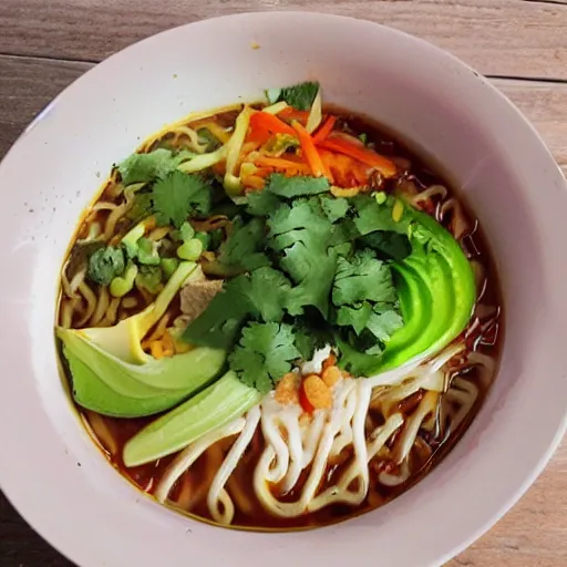 Image similar to taco ramen