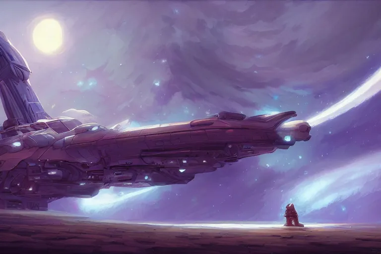 Image similar to Gigantic Starship by Andreas Rocha