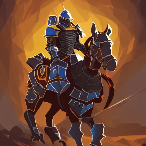Image similar to armored knight on a horse icon vector minimalist warcraft, loftis, cory behance hd by jesper ejsing, by rhads, makoto shinkai and lois van baarle, ilya kuvshinov, rossdraws global illumination