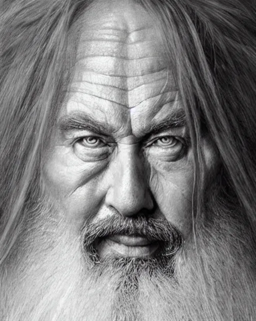 Image similar to pencil drawing of beautiful russian ded moroz, hyper realistic face, in the style of greg rutkowski, fantasy, amazing detail, epic, elegant, smooth, sharp focus, from the front