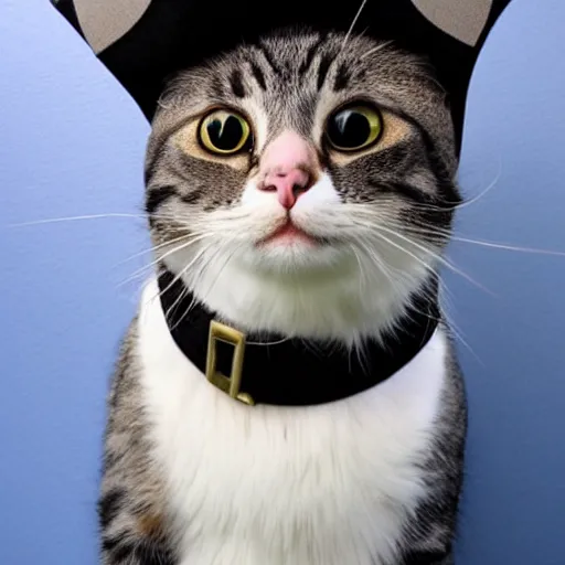 Image similar to a cat dressed as a pirate