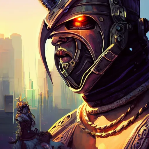 Image similar to cyberpunk viking helmet mask warrior goddess robot ninja fantasy, art gta 5 cover, official fanart behance hd artstation by jesper ejsing, by rhads, makoto shinkai and lois van baarle, ilya kuvshinov, ossdraws