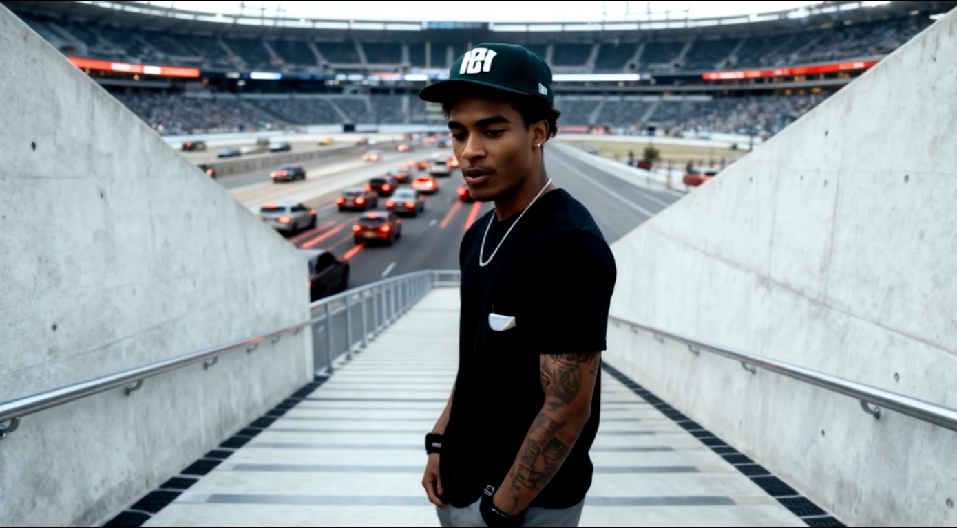 Silver And Black Night Run