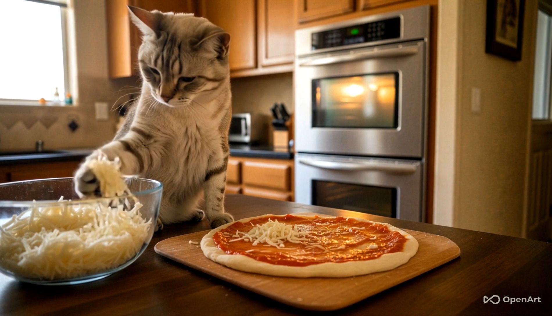 Making Fresh Pizza at Home