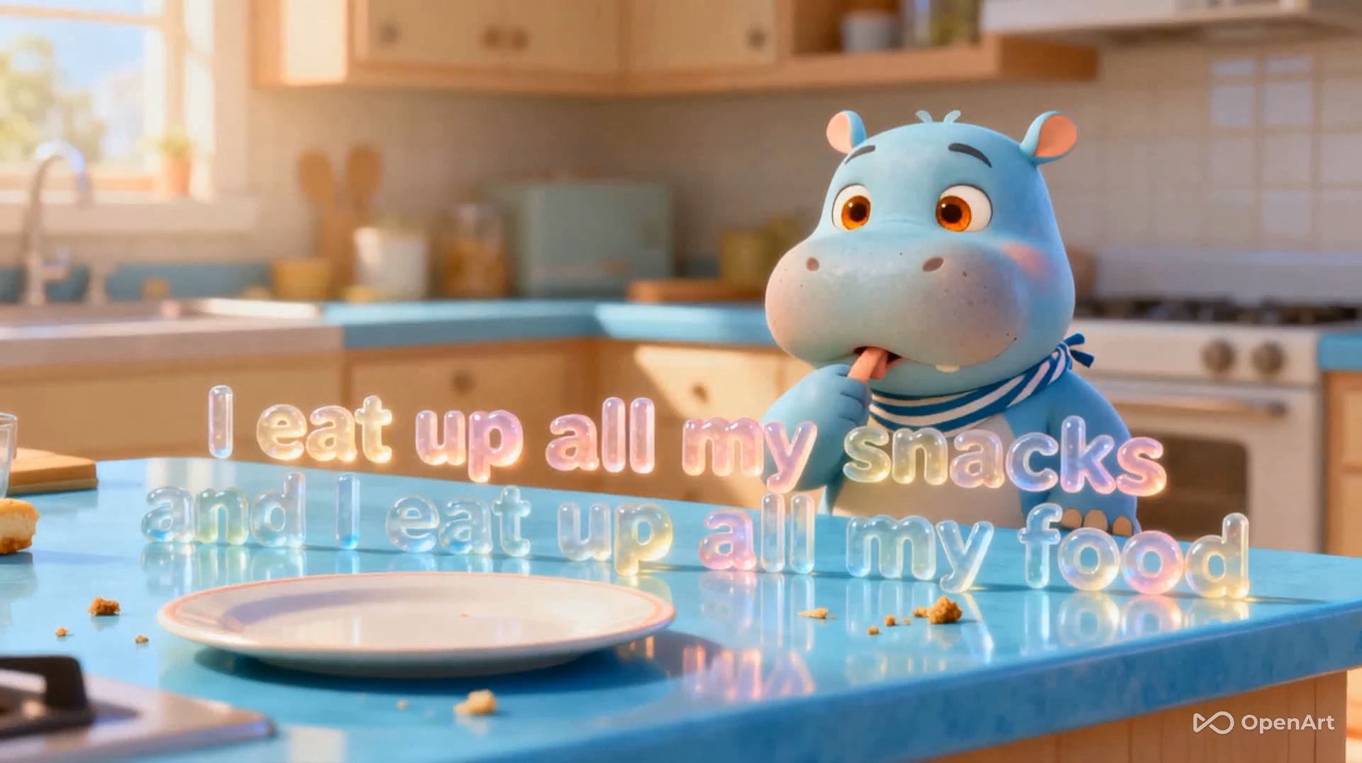 Hungry Hippos: A Pixar-Style Snack Saga
